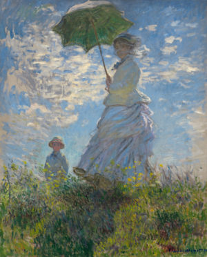 散歩、日傘をさす女性/クロード・モネ